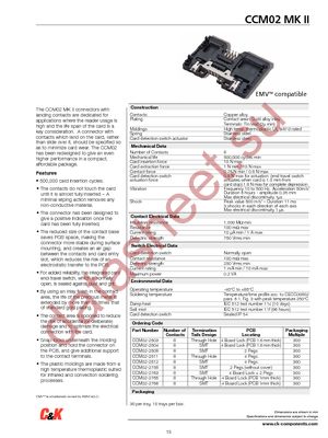 CCM02-2503LFT T30 datasheet  
